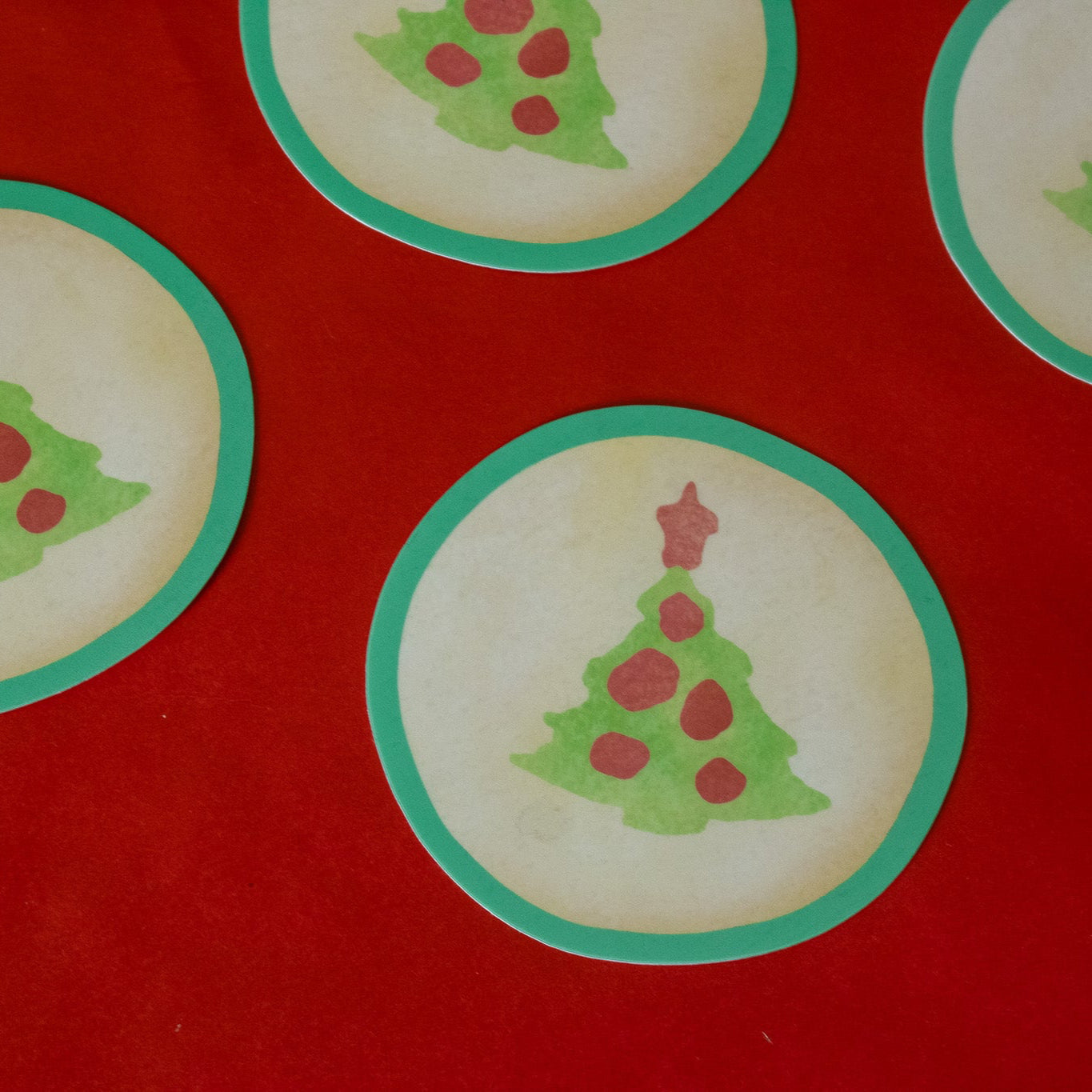 Christmas Tree Sugar Cookie Vinyl Sticker