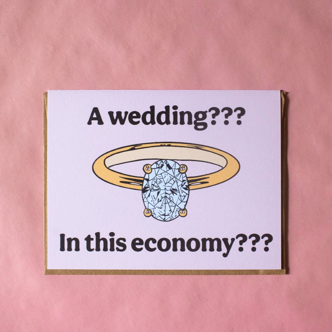 Wedding in this Economy Greeting Card