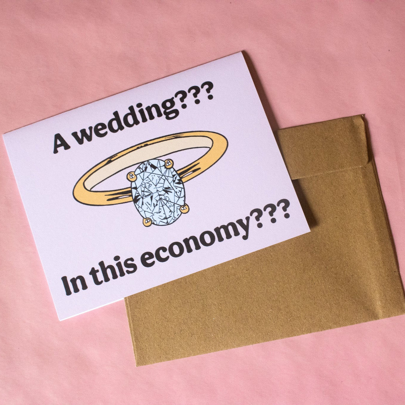Wedding in this Economy Greeting Card