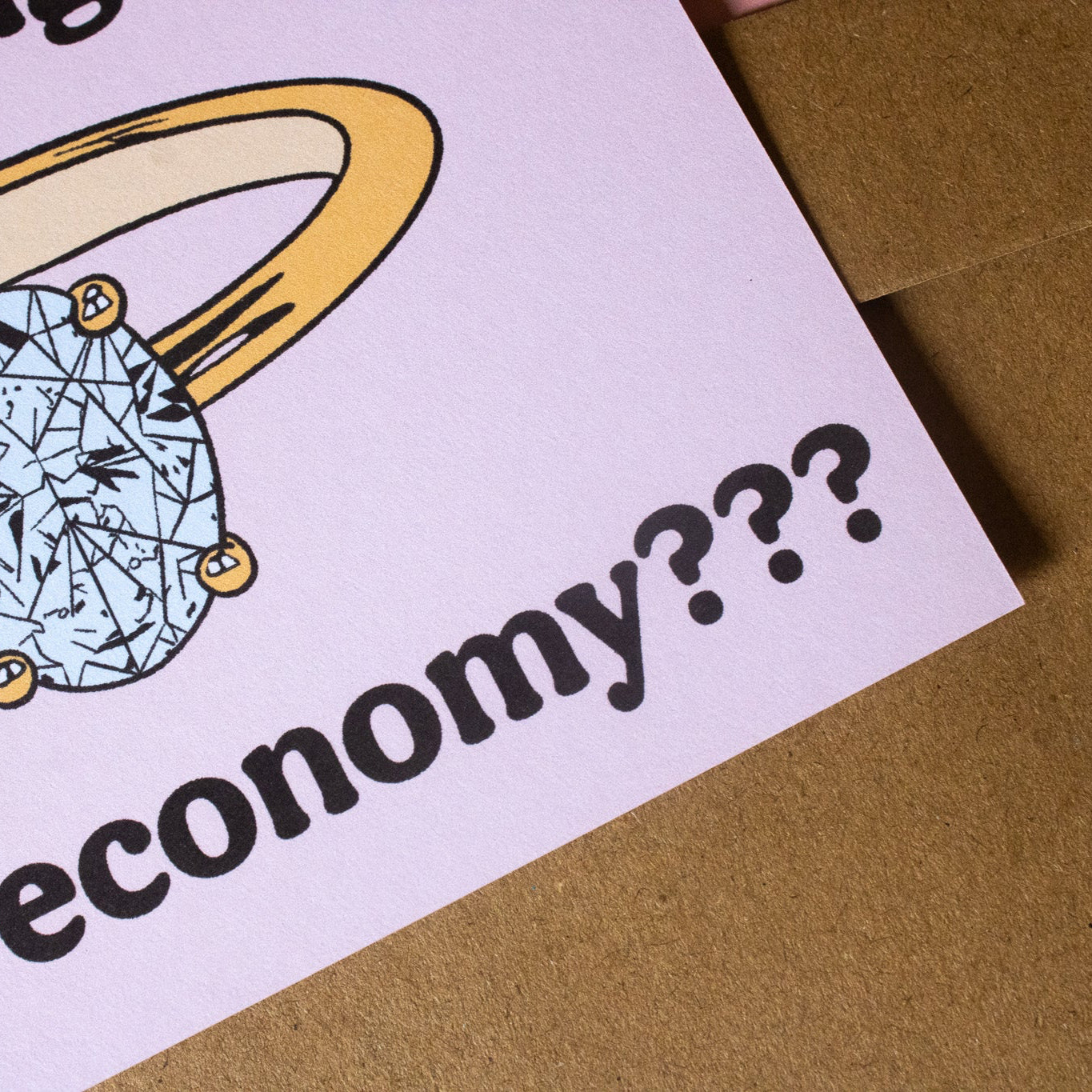 Wedding in this Economy Greeting Card