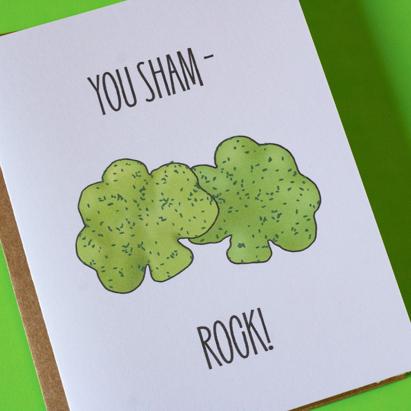 You Sham-Rock Greeting Card
