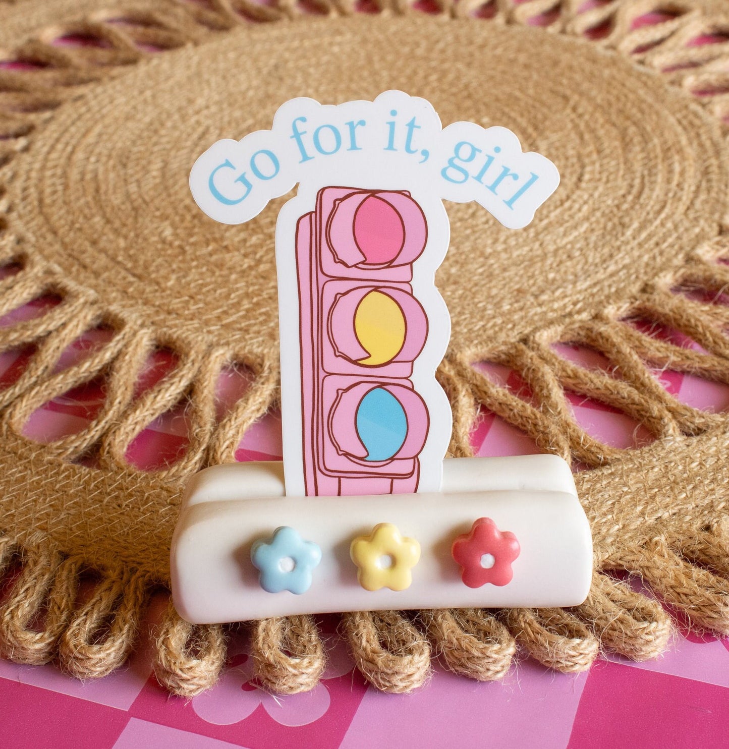 Go For it Girl Vinyl Sticker