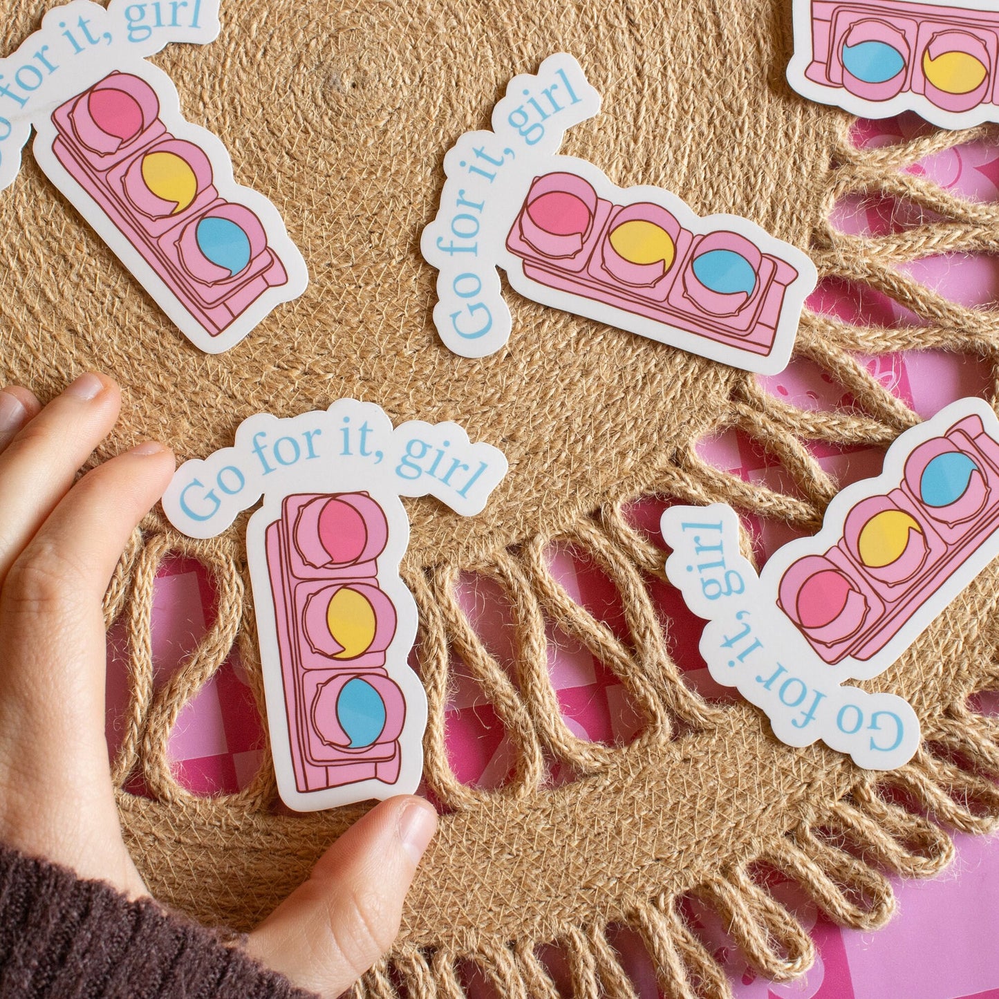 Go For it Girl Vinyl Sticker