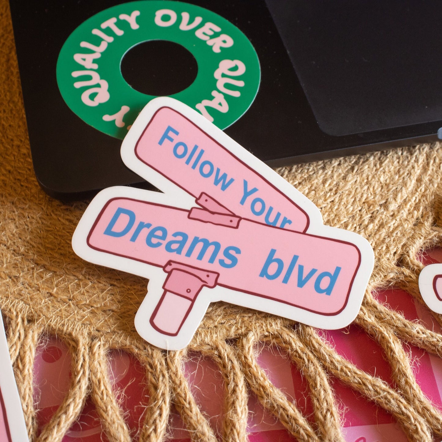 Follow Your Dreams Blvd Vinyl Sticker