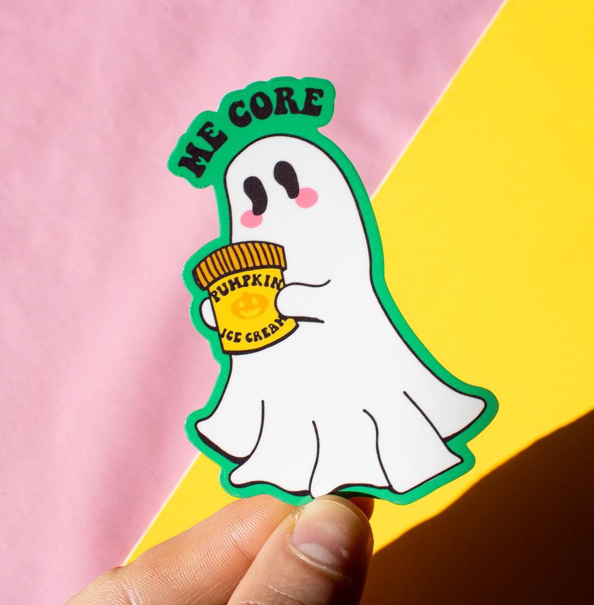 Me Core Ghost Vinyl Sticker