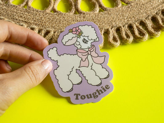 Toughie Lamb Vinyl Sticker