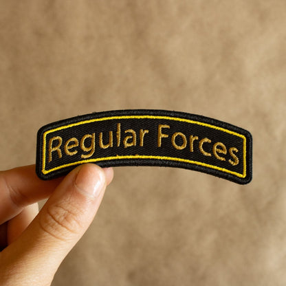 Regular Forces Embroidered Velcro Morale Patch