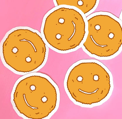 Smiley Fry Vinyl Sticker