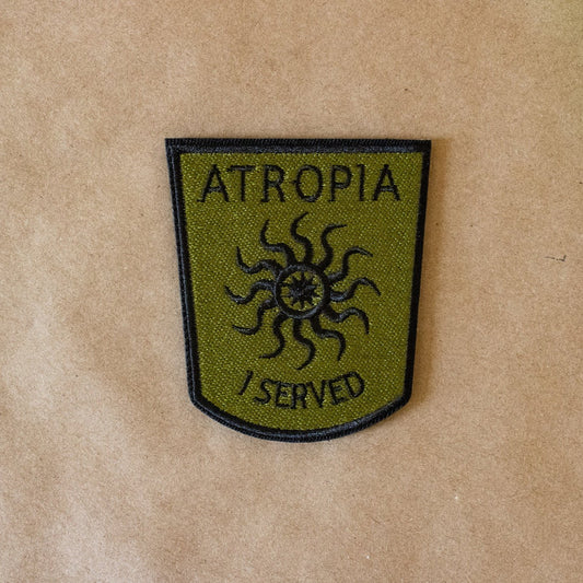 Atropia Embroidered Velcro Morale Patch