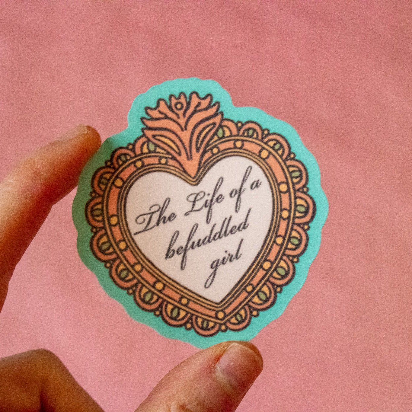 Life of a Befuddled Girl Vinyl Sticker