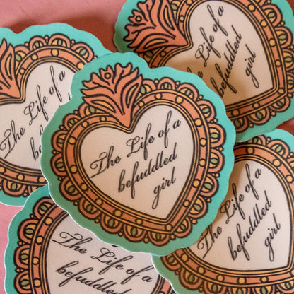 Life of a Befuddled Girl Vinyl Sticker