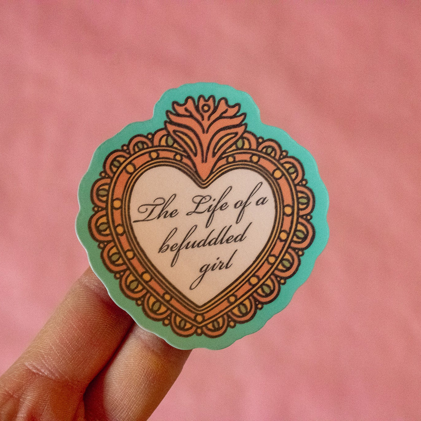 Life of a Befuddled Girl Vinyl Sticker