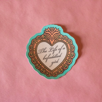 Life of a Befuddled Girl Vinyl Sticker