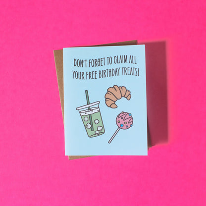 Birthday Treats Greeting Card
