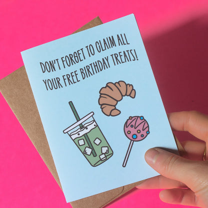 Birthday Treats Greeting Card