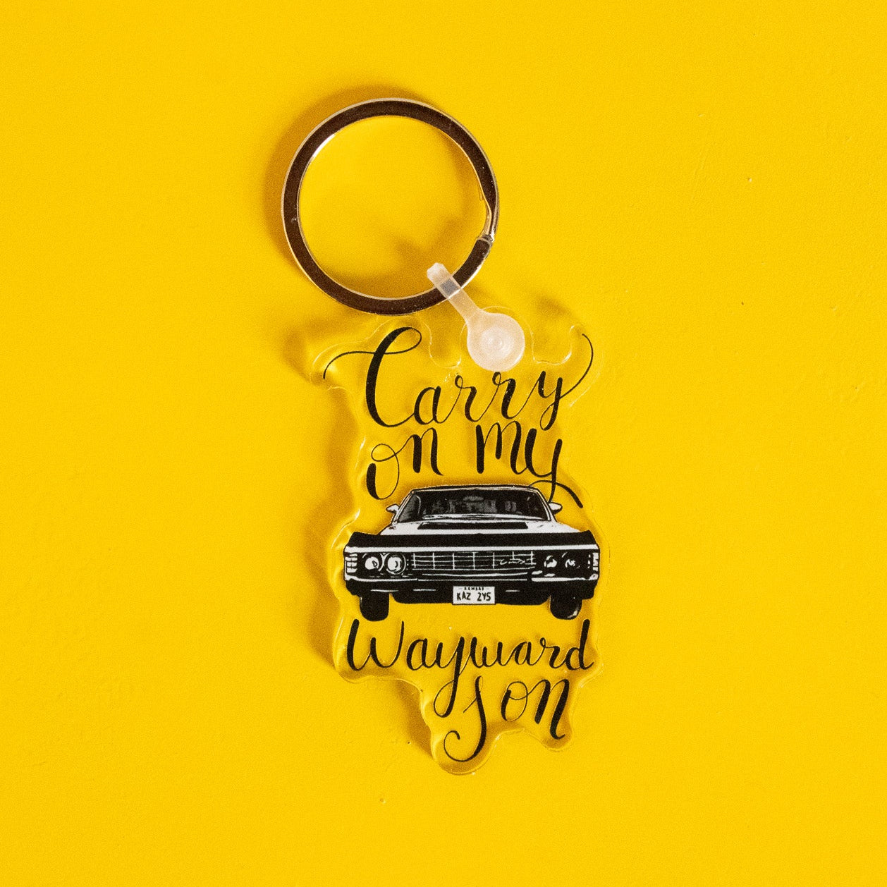 Carry On My Wayward Son Keychain