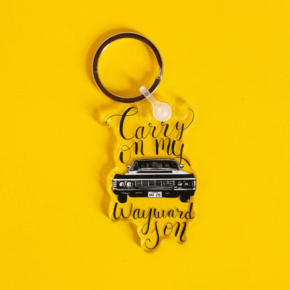 Carry On My Wayward Son Keychain