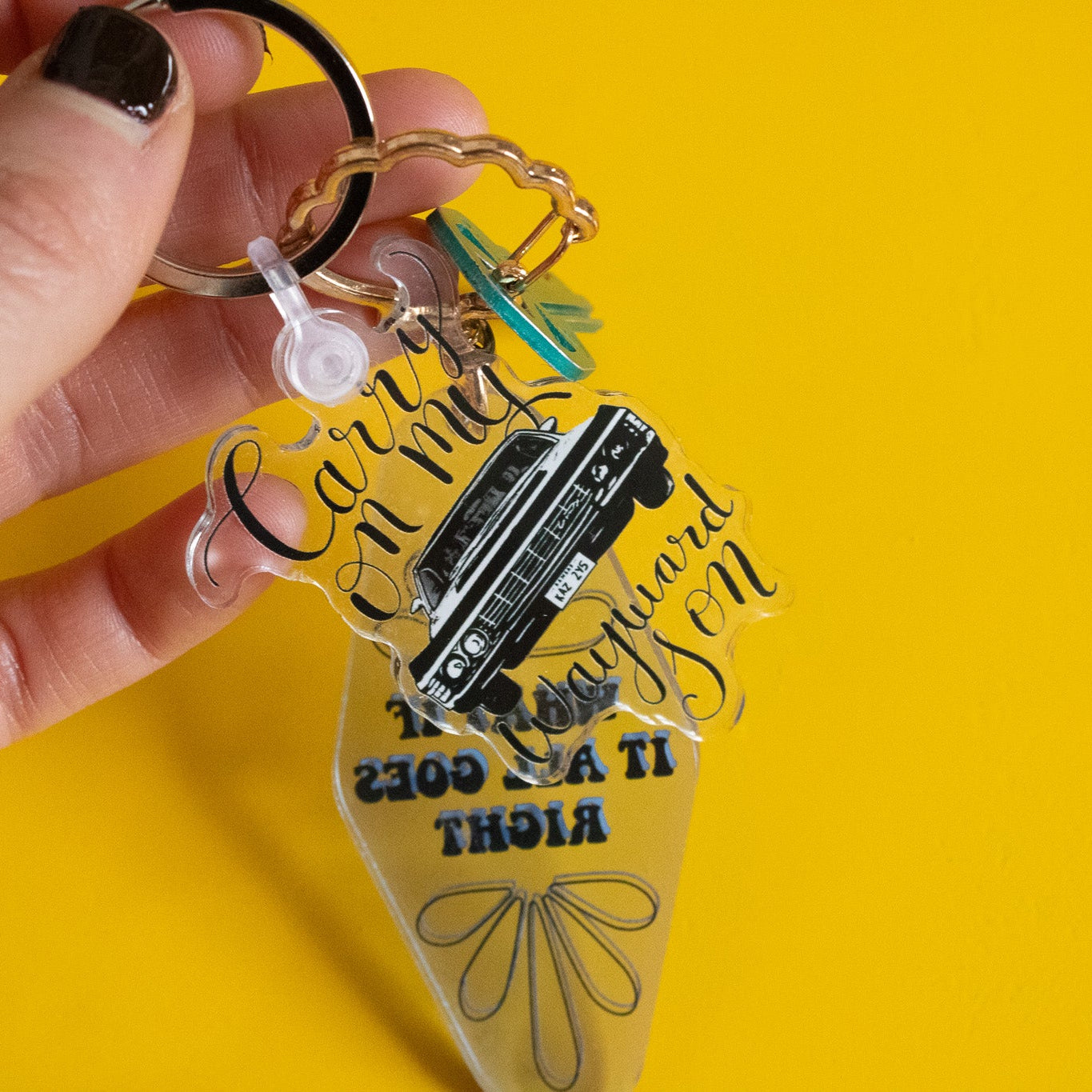 Carry On My Wayward Son Keychain