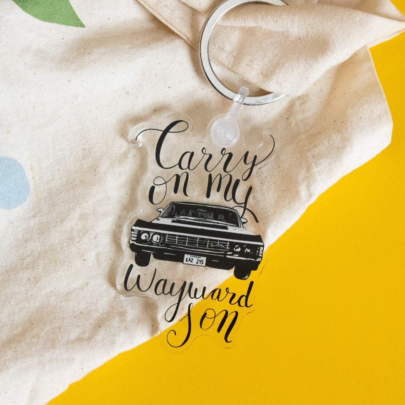 Carry On My Wayward Son Keychain
