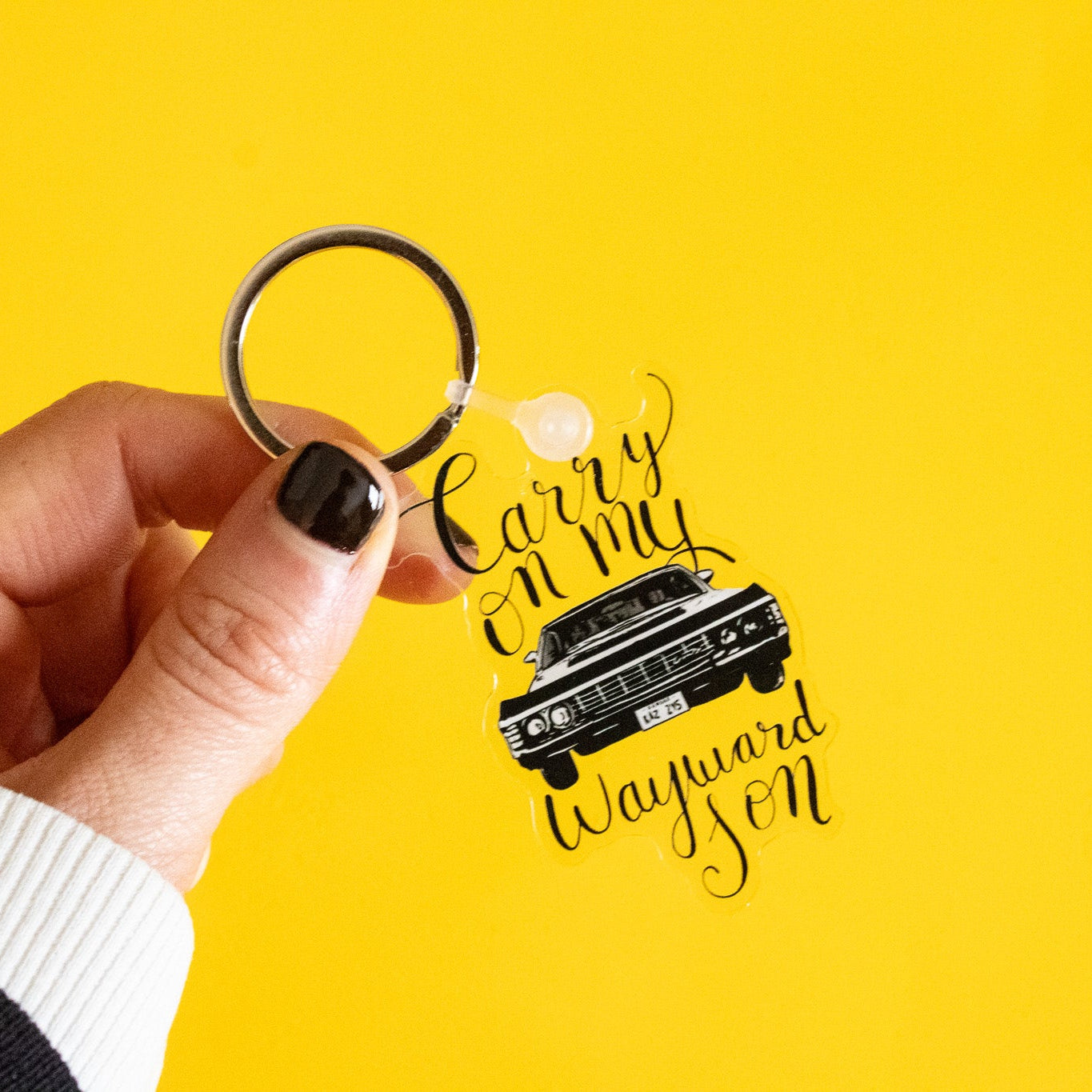 Carry On My Wayward Son Keychain