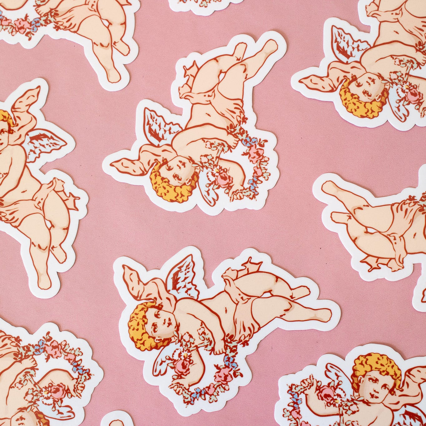 Cherub Angel Vinyl Sticker