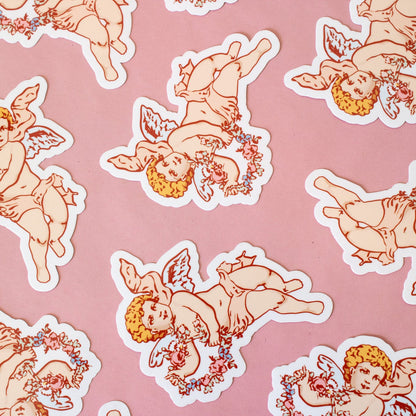 Cherub Angel Vinyl Sticker