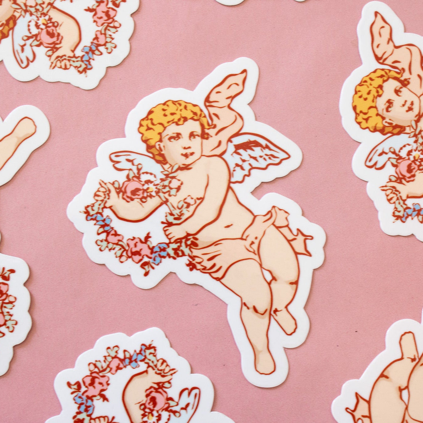 Cherub Angel Vinyl Sticker
