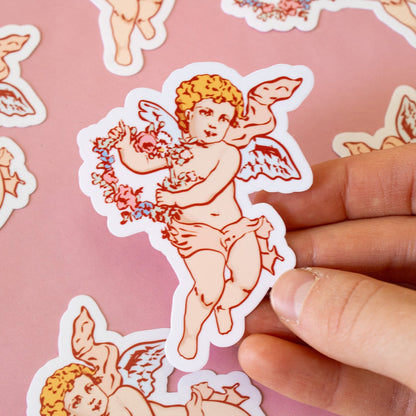 Cherub Angel Vinyl Sticker