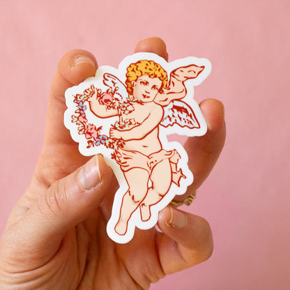 Cherub Angel Vinyl Sticker