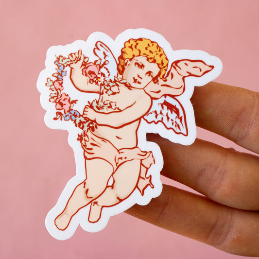 Cherub Angel Vinyl Sticker