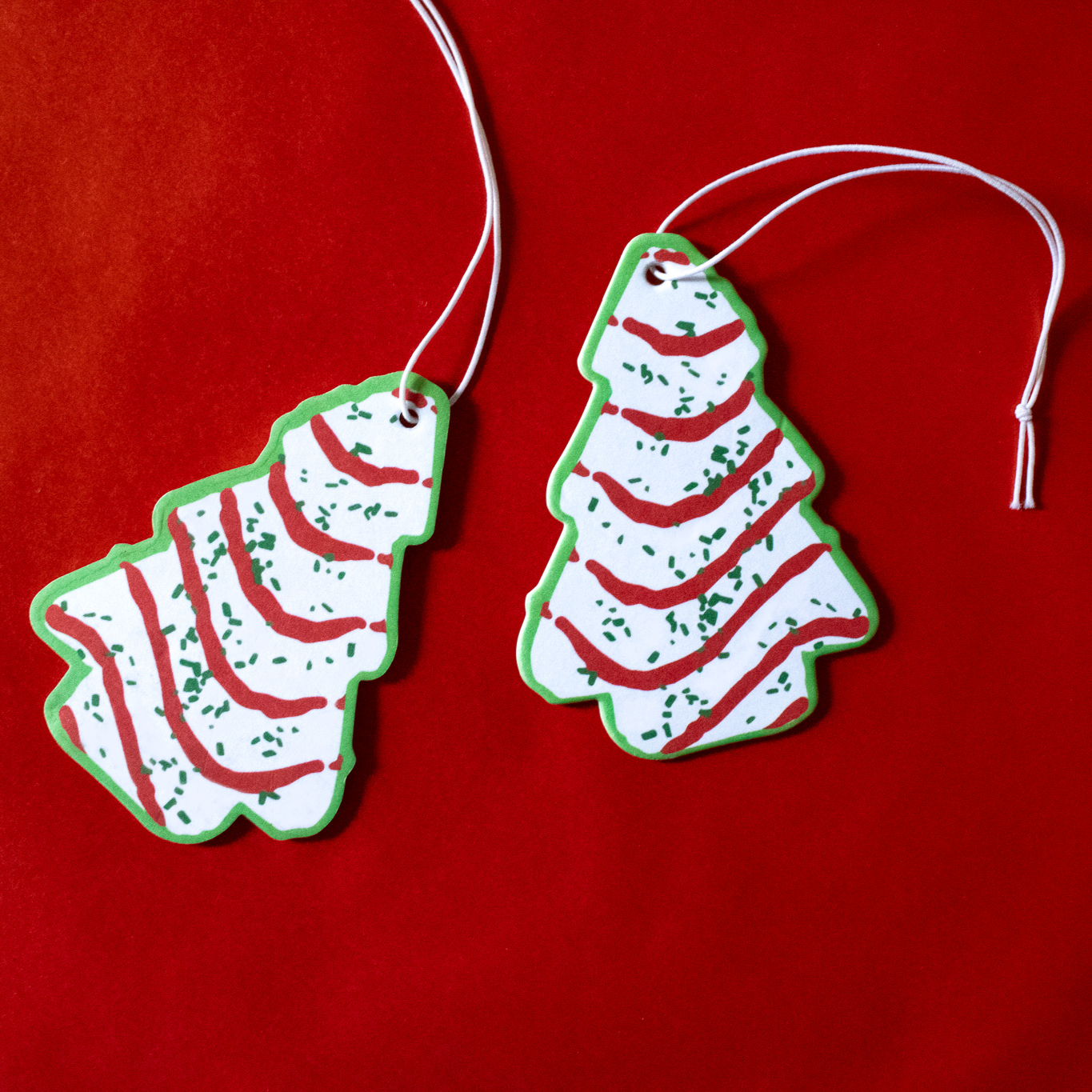 Christmas Tree Cake Car Air Freshener