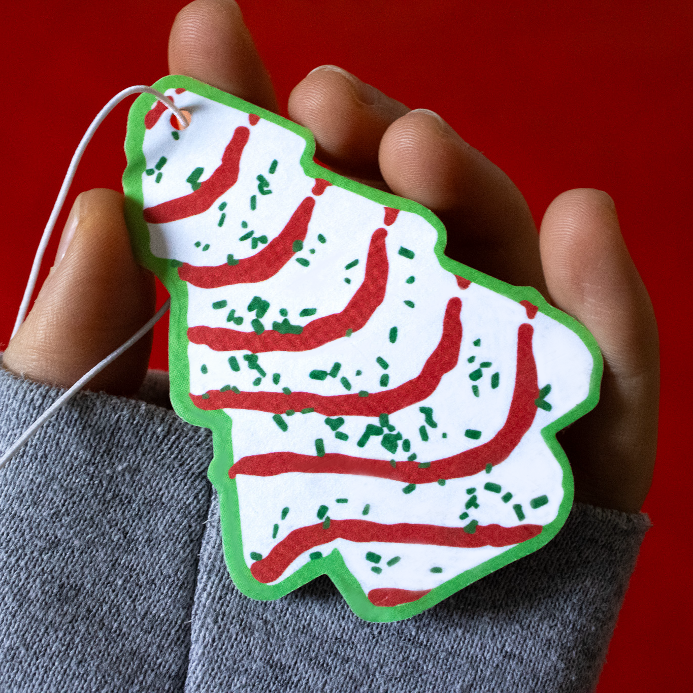 Christmas Tree Cake Car Air Freshener