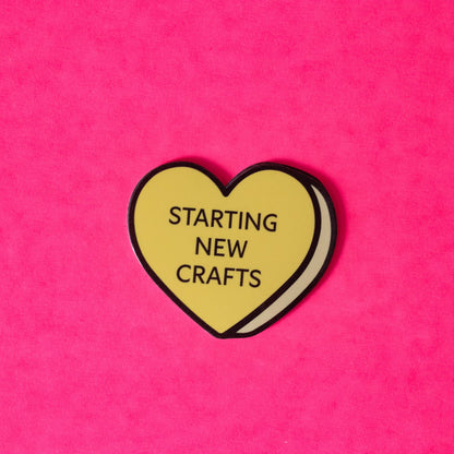 Crafts Conversation Heart Vinyl Sticker