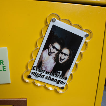Even When The Night Changes Polaroid Frame