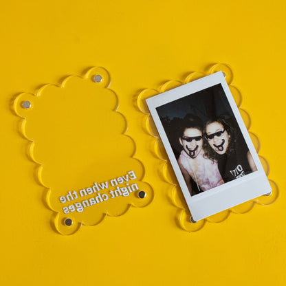 Even When The Night Changes Polaroid Frame