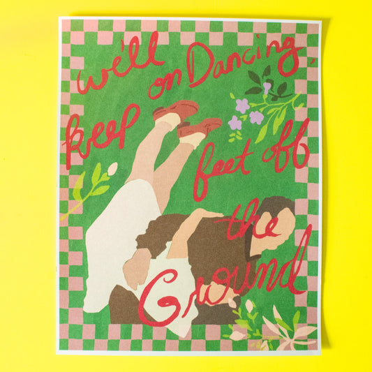 Feet Off the Ground Wall Art Print