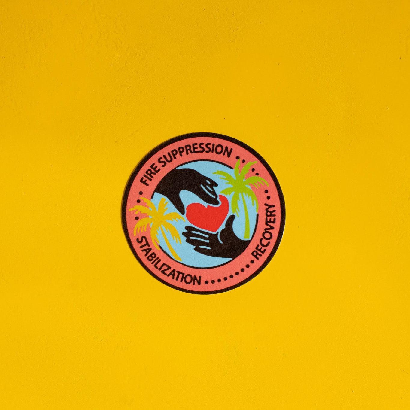 California Fire Foundation Donation Vinyl Sticker