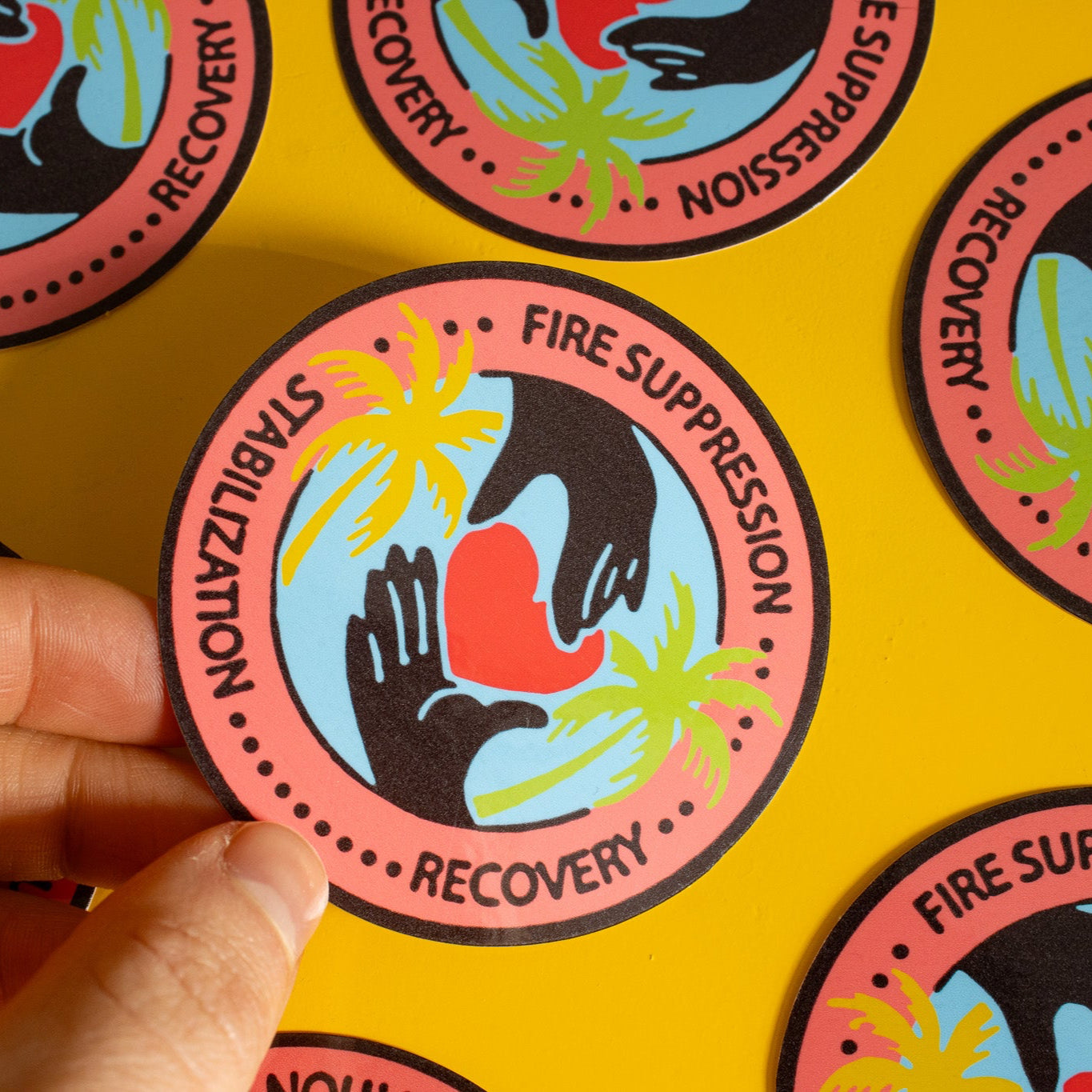 California Fire Foundation Donation Vinyl Sticker