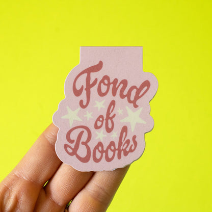 Fond of Books Bookmark Magnet