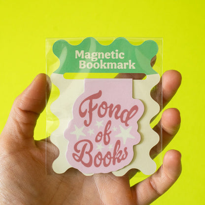 Fond of Books Bookmark Magnet