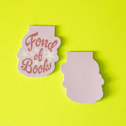 Fond of Books Bookmark Magnet