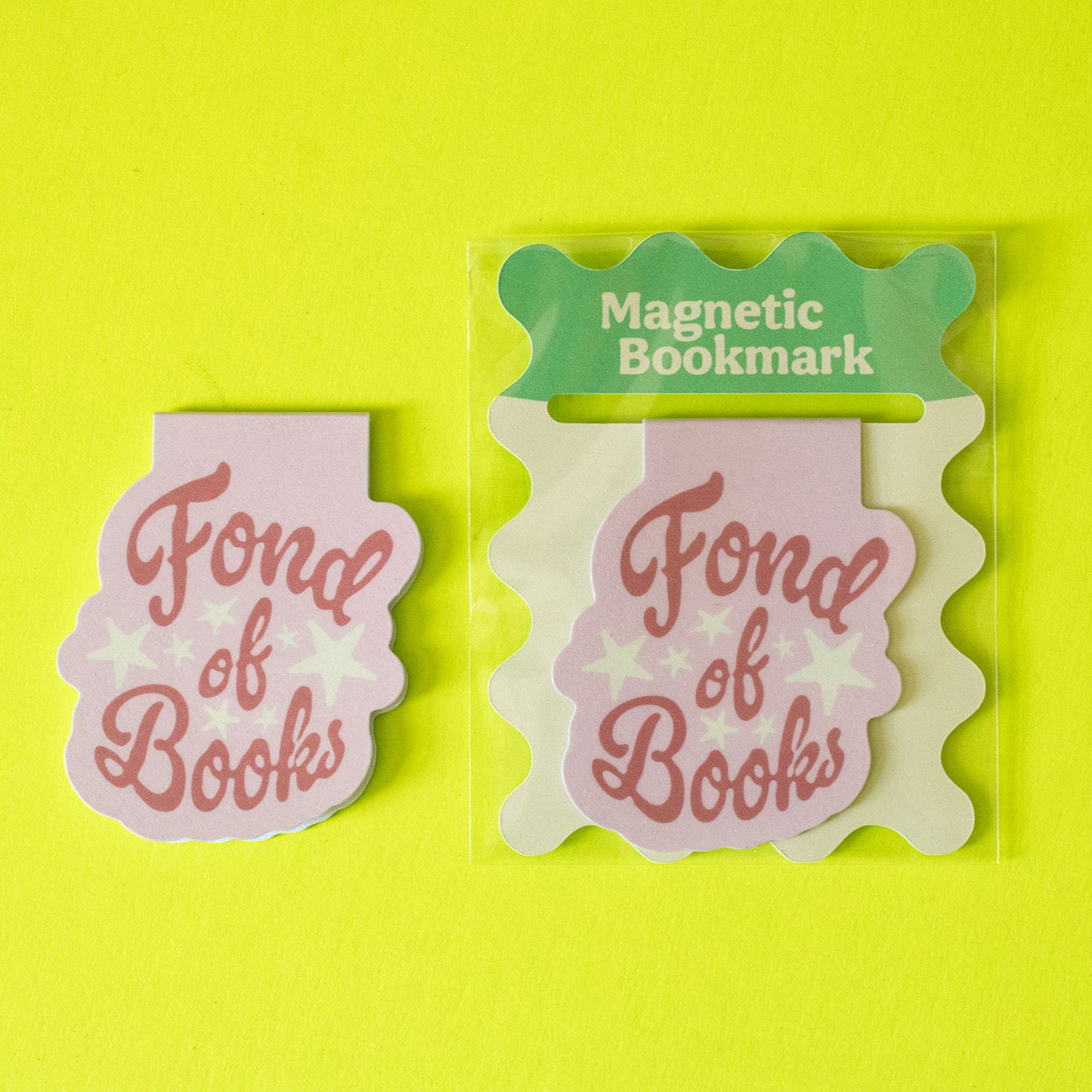 Fond of Books Bookmark Magnet