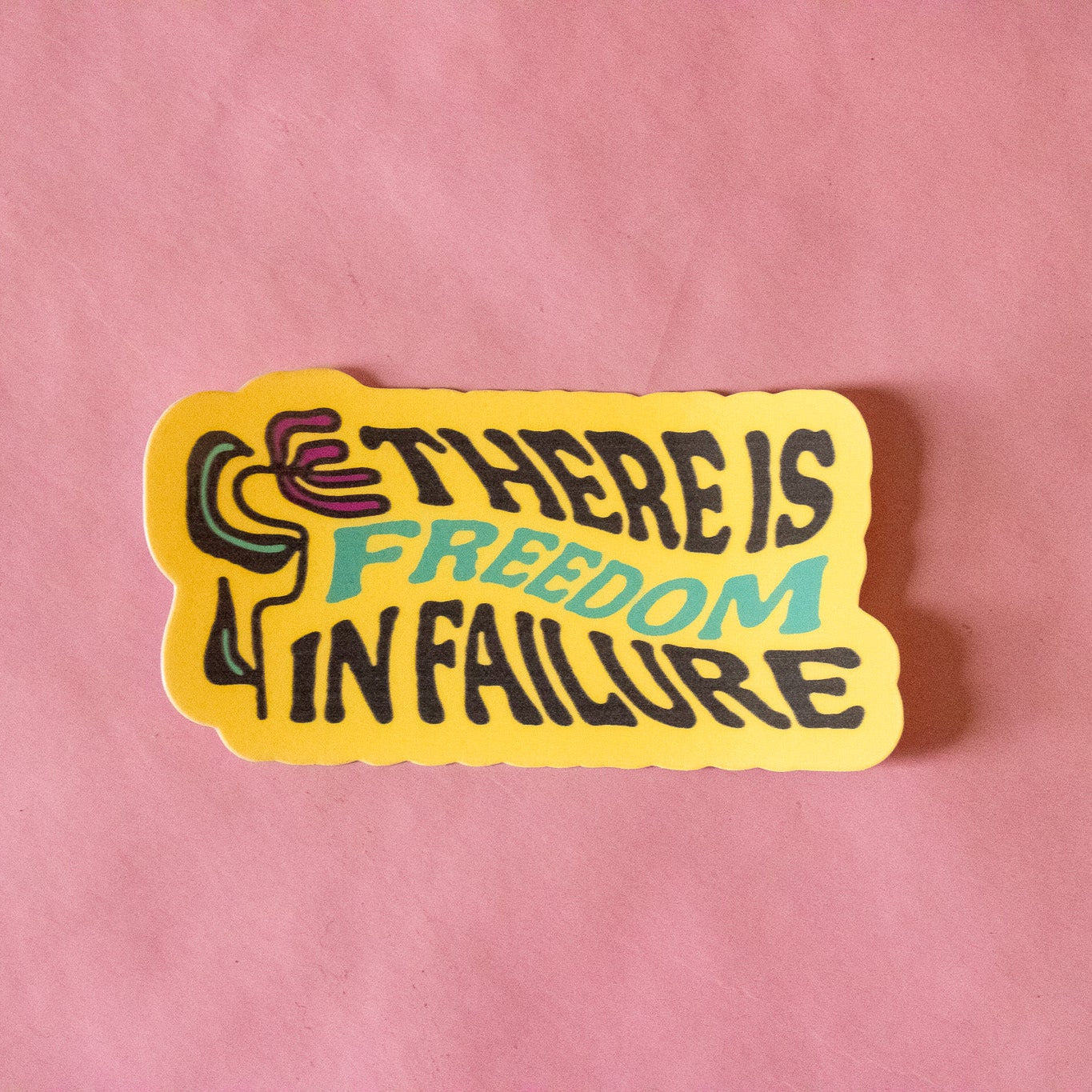 Freedom in Failure Vinyl Sticker
