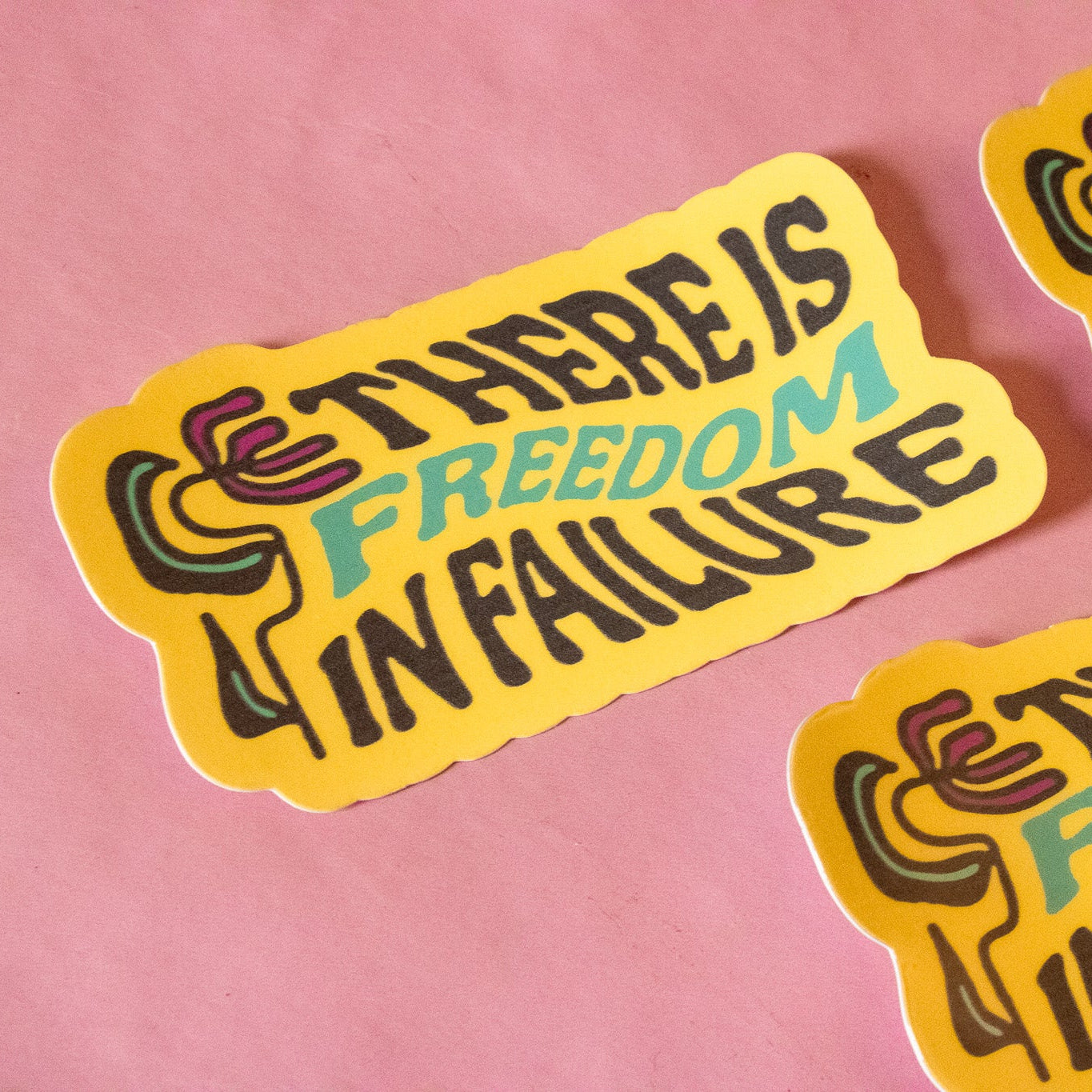 Freedom in Failure Vinyl Sticker