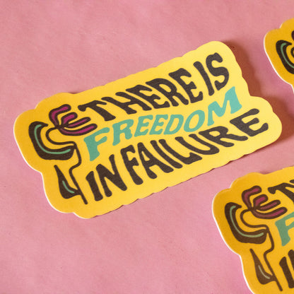 Freedom in Failure Vinyl Sticker