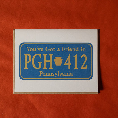 Friend in Pennsylvania Greeting Card