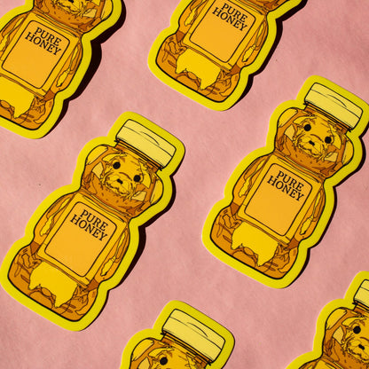 Honey Bear Vinyl Sticker