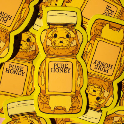 Honey Bear Vinyl Sticker