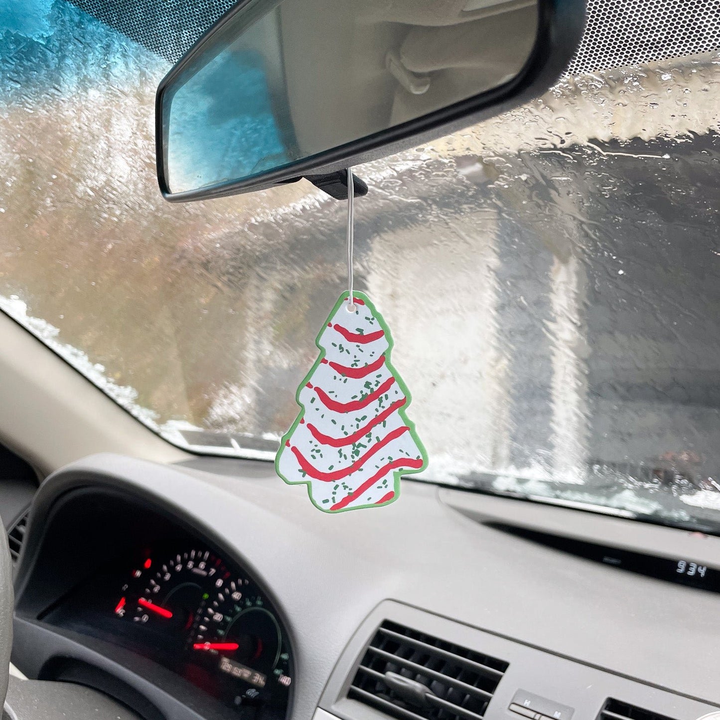 Christmas Tree Cake Car Air Freshener