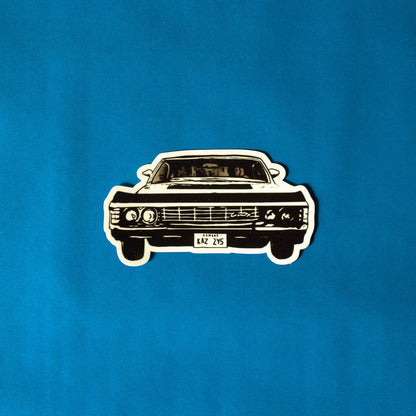 Supernatural Impala Vinyl Sticker